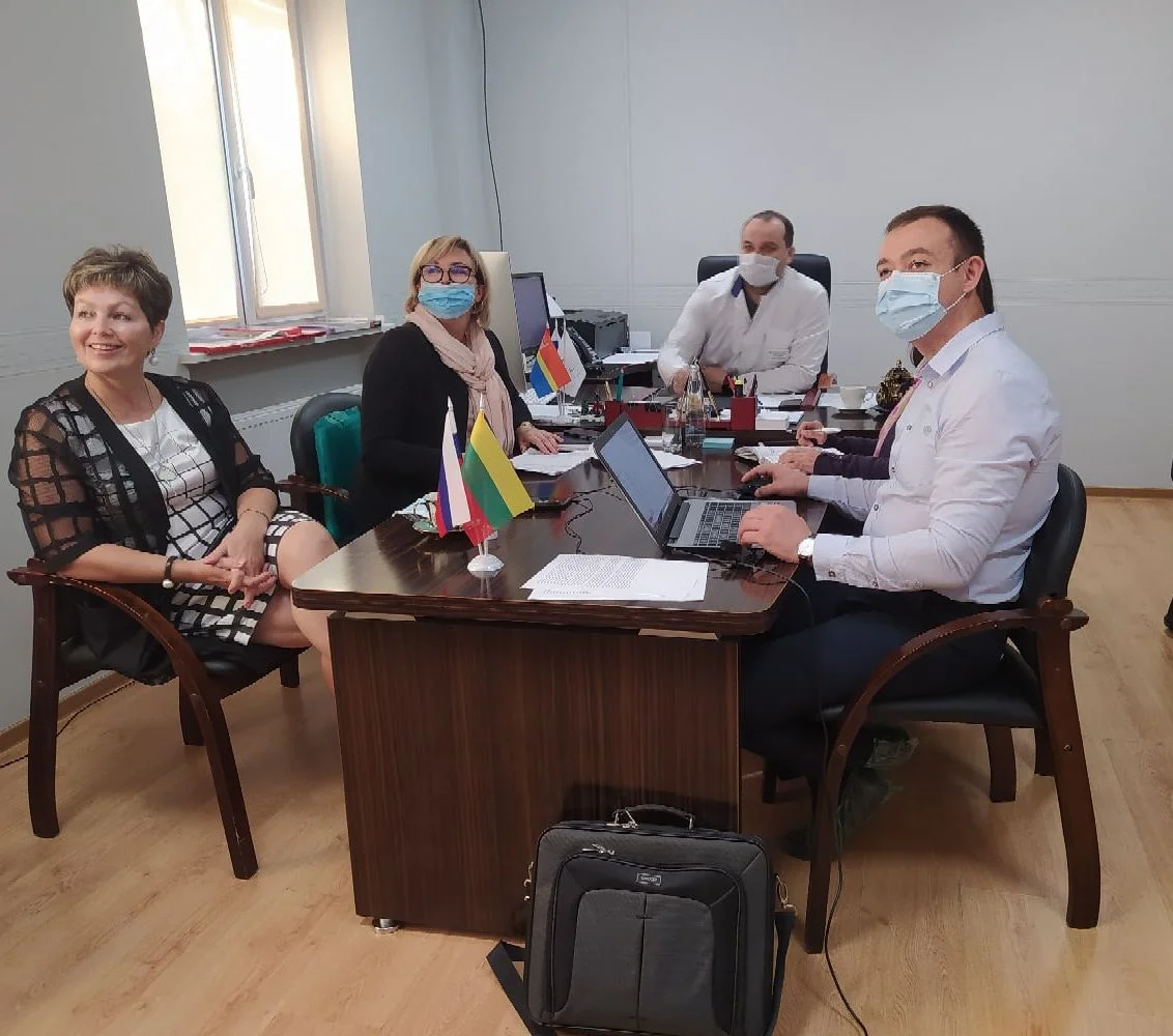 В Городской больнице № 2 прошла вторая онлайн-встреча в рамках Программы приграничного сотрудничества
