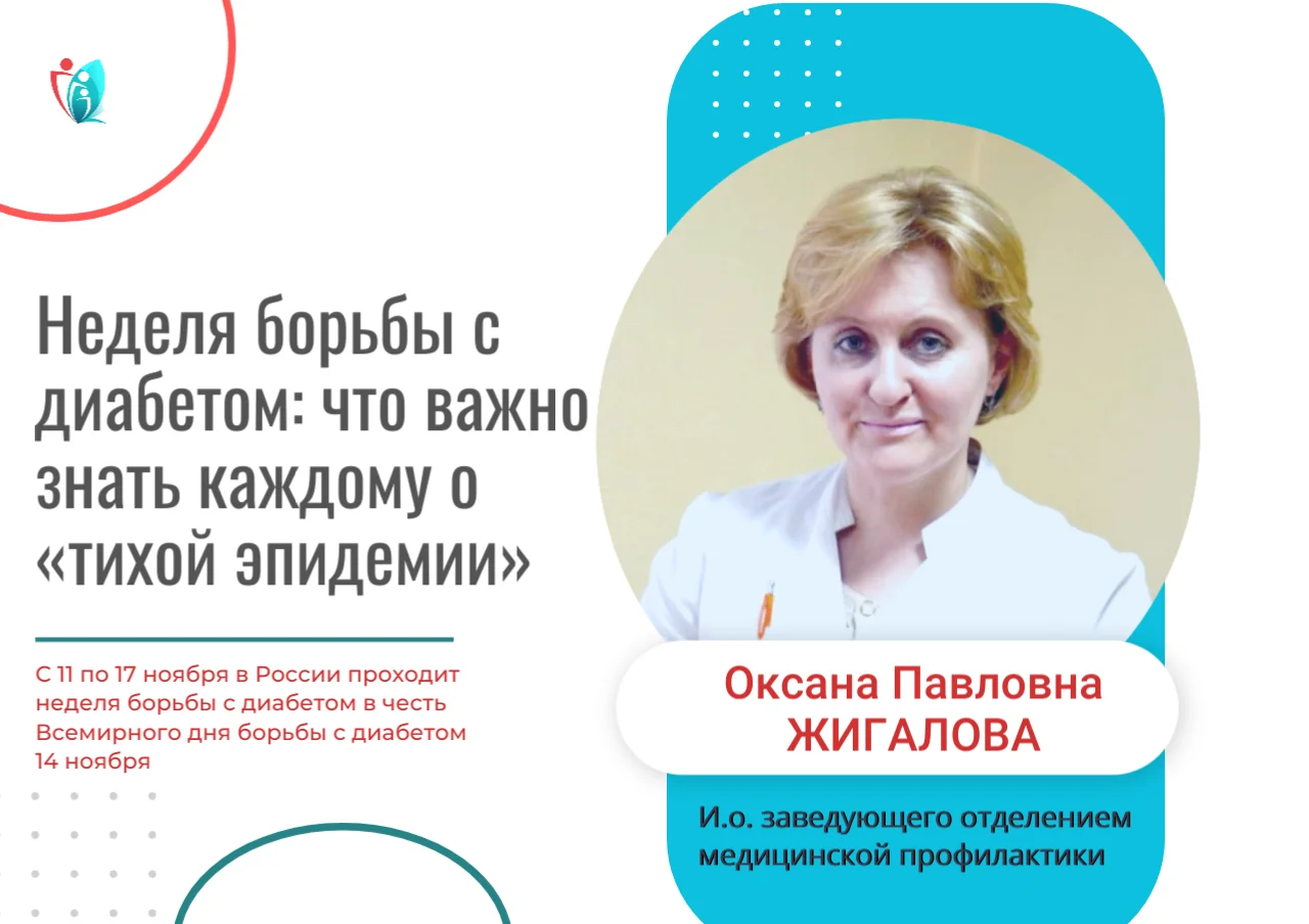 Неделя борьбы с диабетом: что важно знать каждому о "тихой эпидемии"