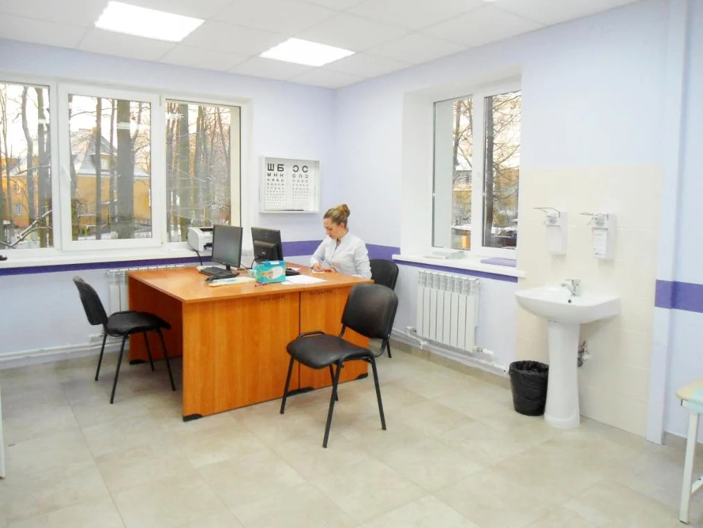 В отремонтированном кабинете офтальмолога  поликлинического отделения №1 появилось новое оборудование