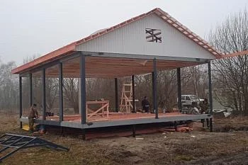 В Багратионовском муниципальном округе стартовала установка очередного фельдшерско-акушерского пункта