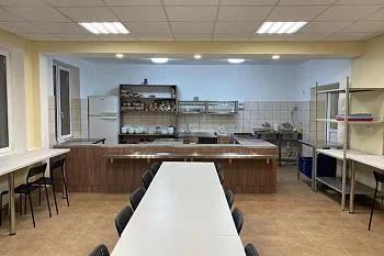 Завершен ремонт столовой стационара на улице Чапаева, 26-28